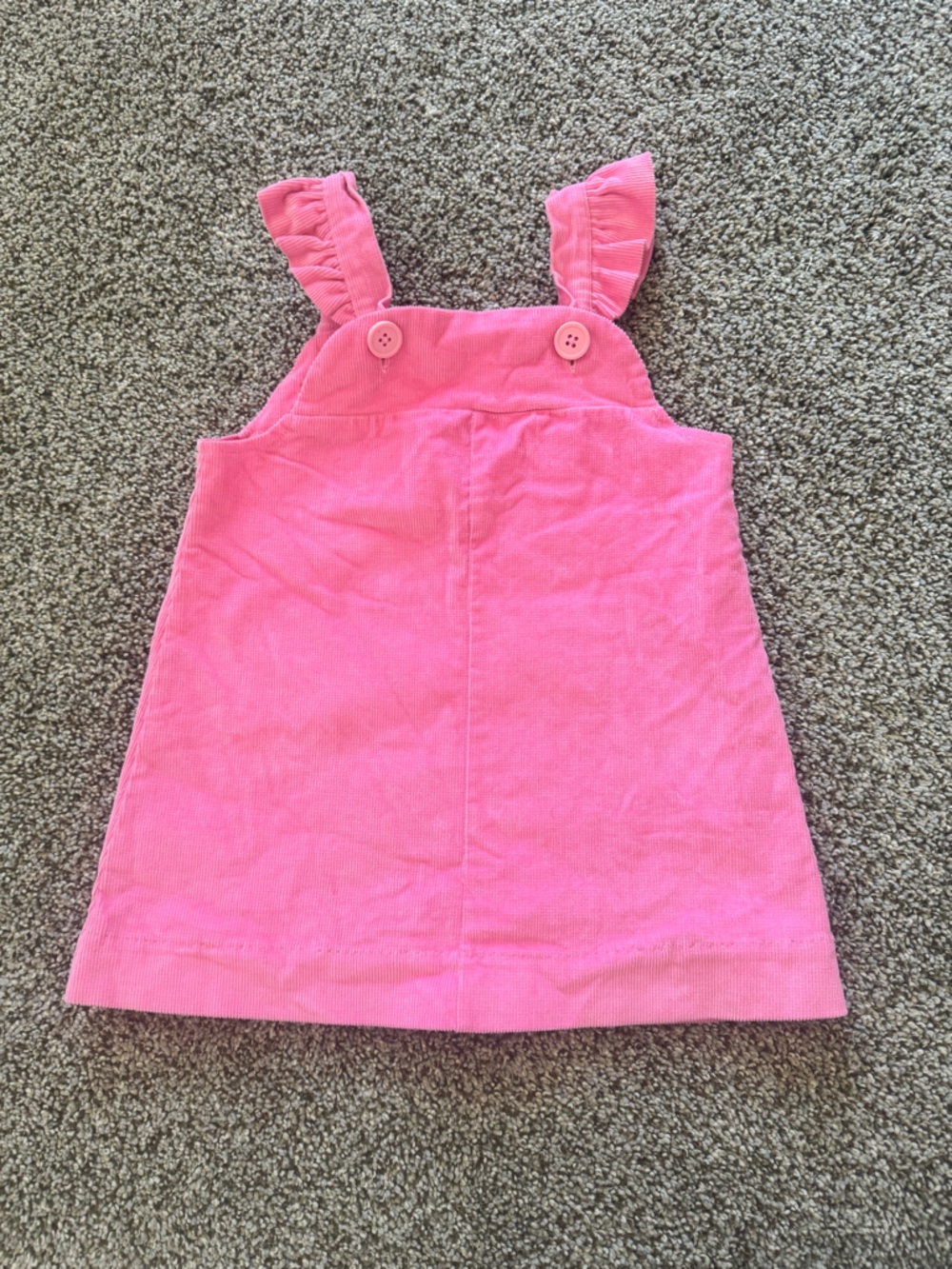 TBBC Pink Corduroy Pinafore Dress